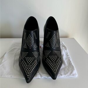 SEE BY CHLOE STUDDED HEELS SZ 38